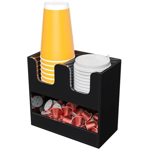 Unique 3 Compartment Cup Holder for Countertop High-Grade