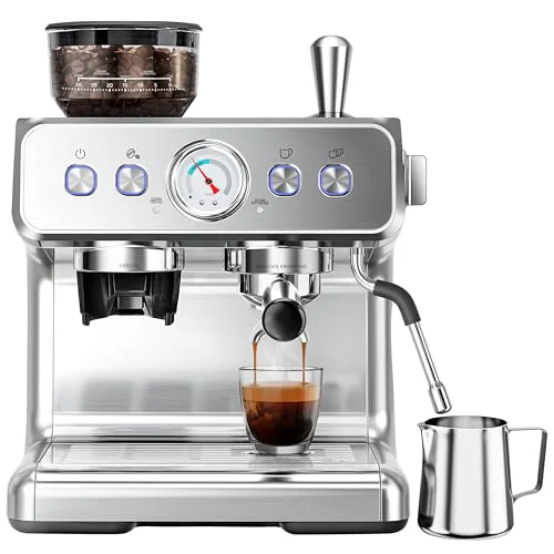 Carefully Designed Espresso Machine with Grinder Environmentally Friendly
