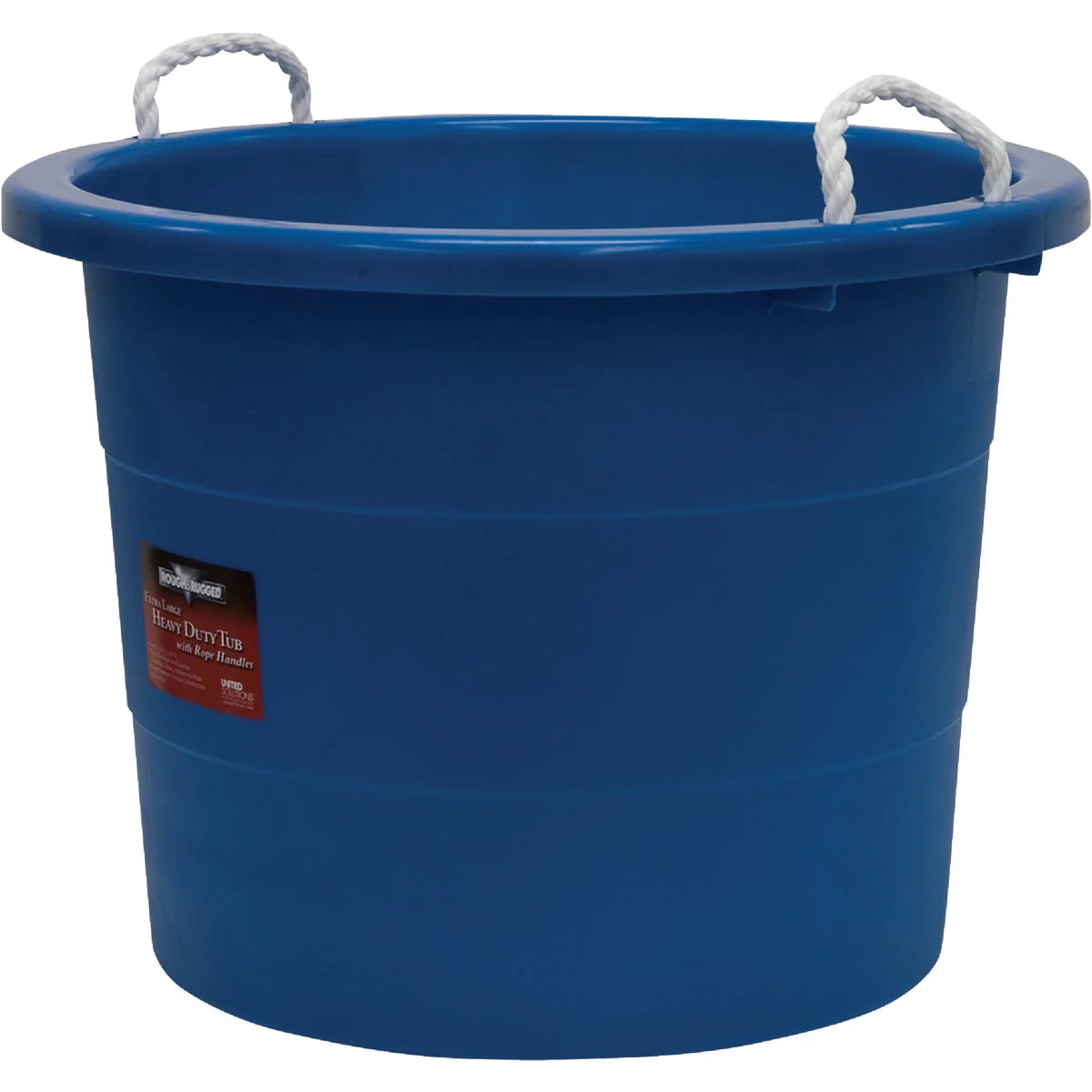 Powerful United Solutions 19 Gal. Blue Utility Tub Green