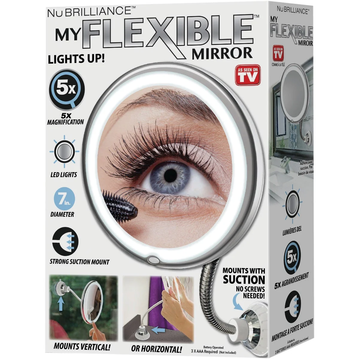Top-Quality NuBrilliance My Flexible 7 In. Mirror Advanced