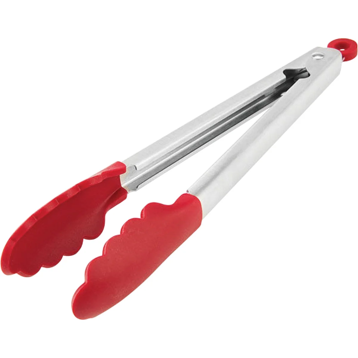 Effective KitchenAid 11.5 In. Gourmet Red Silicone Tip Stainless Steel Tongs Sustainable