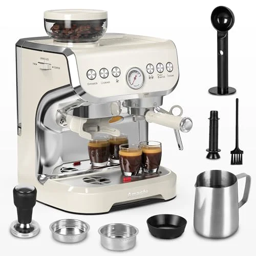 Modern Espresso Machine with Grinder First-Class