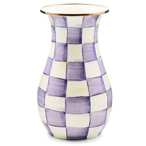 Lightweight Enamel Tall Vase Luxury
