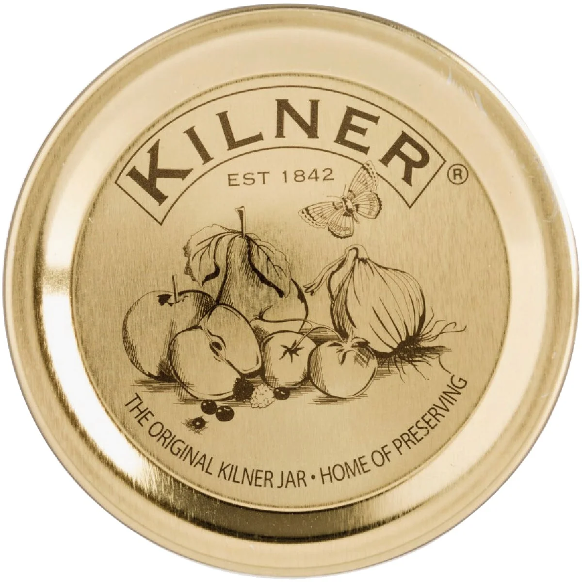 Classic Kilner Regular Mouth Preserve Jar Canning Lid 12-Count Original Design
