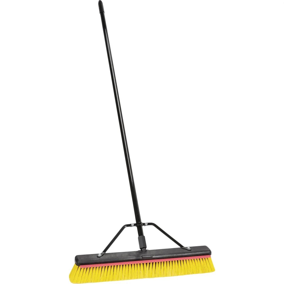 Reliable Harper 24 In. Multi-Surface Indoor Outdoor Push Broom with Squeegee Practical