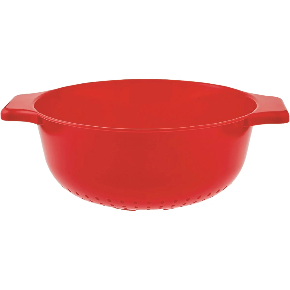 Solid Farberware 5 Qt. Red Plastic Colander Exclusive