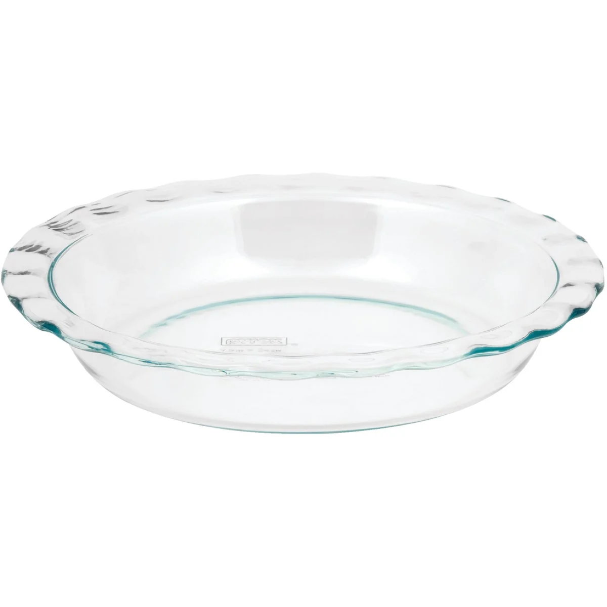 Practical Pyrex 9-1 2 In. Clear Easy Grab Pie Plate High-End