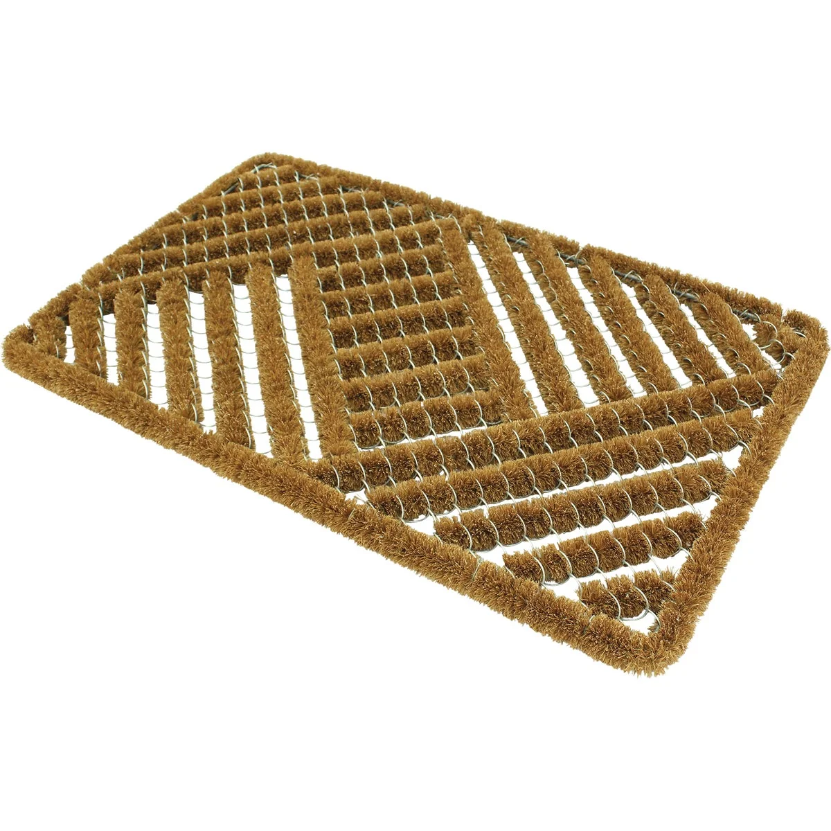 Authentic Americo Brush Maiden 18 In. x 30 In. Boot Scraper Mat Detailed