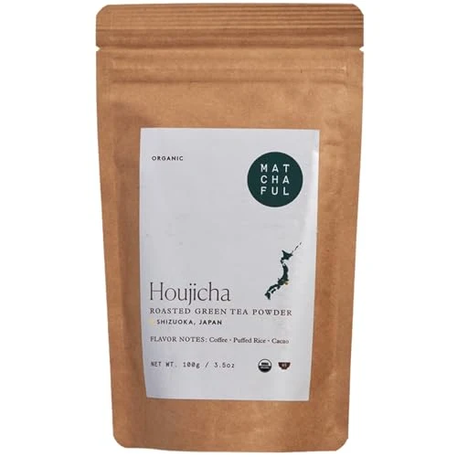 Official Houjicha Powder 3.52 Ounce Natural