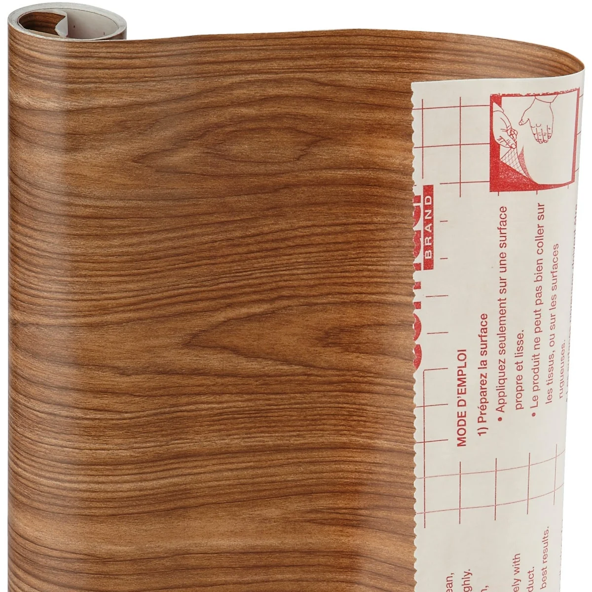 Minimalist Con-Tact Creative Covering 18 In. x 9 Ft. Light Oak Self-Adhesive Shelf Liner Consistent