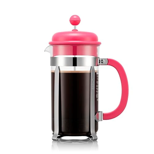 Pure 34oz Caffettiera French Press Coffee Maker with Reusable Stainless Steel Filter Consistent