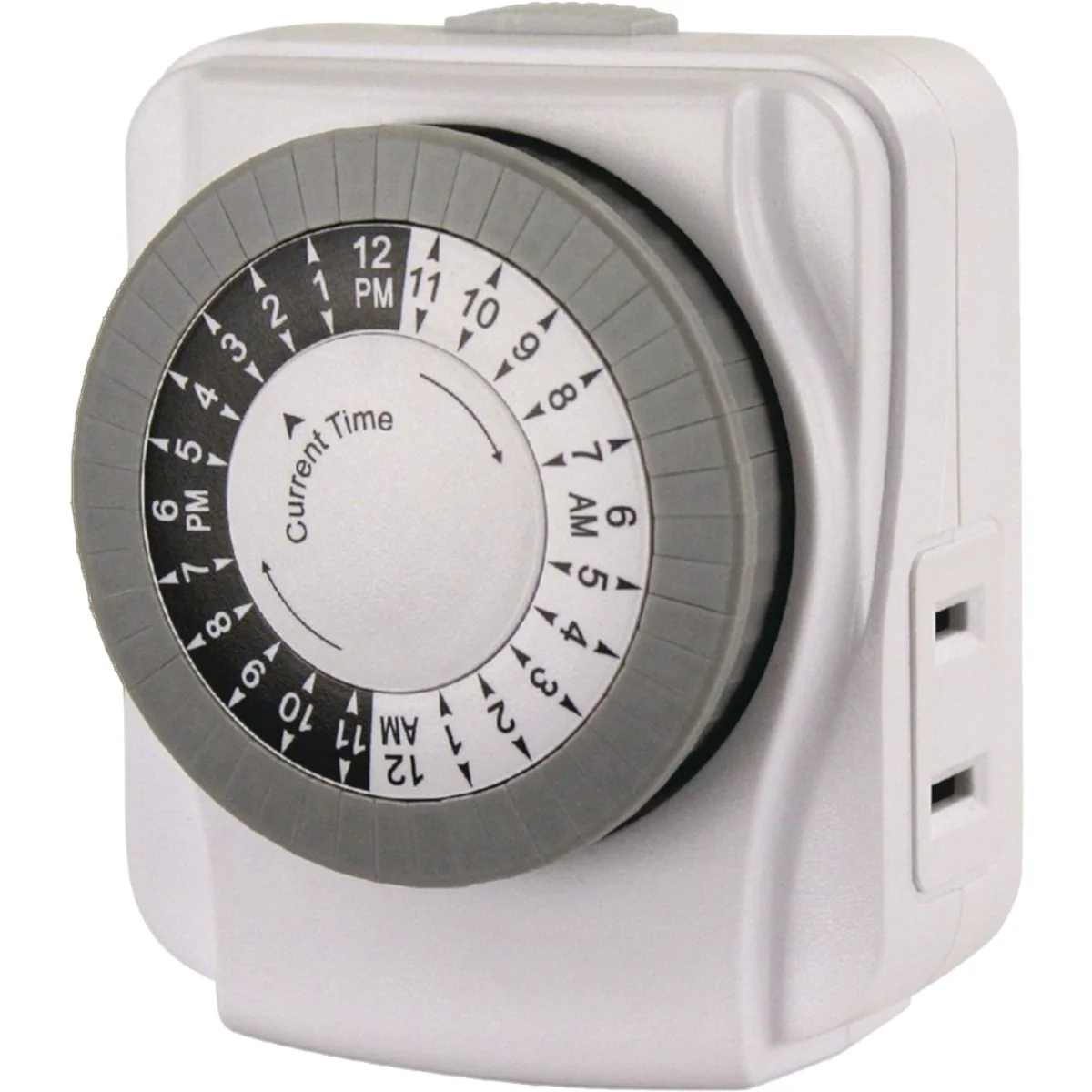 Fine Crafted Prime 125V Indoor 24 Hr. Electromechanical Timer High-Grade