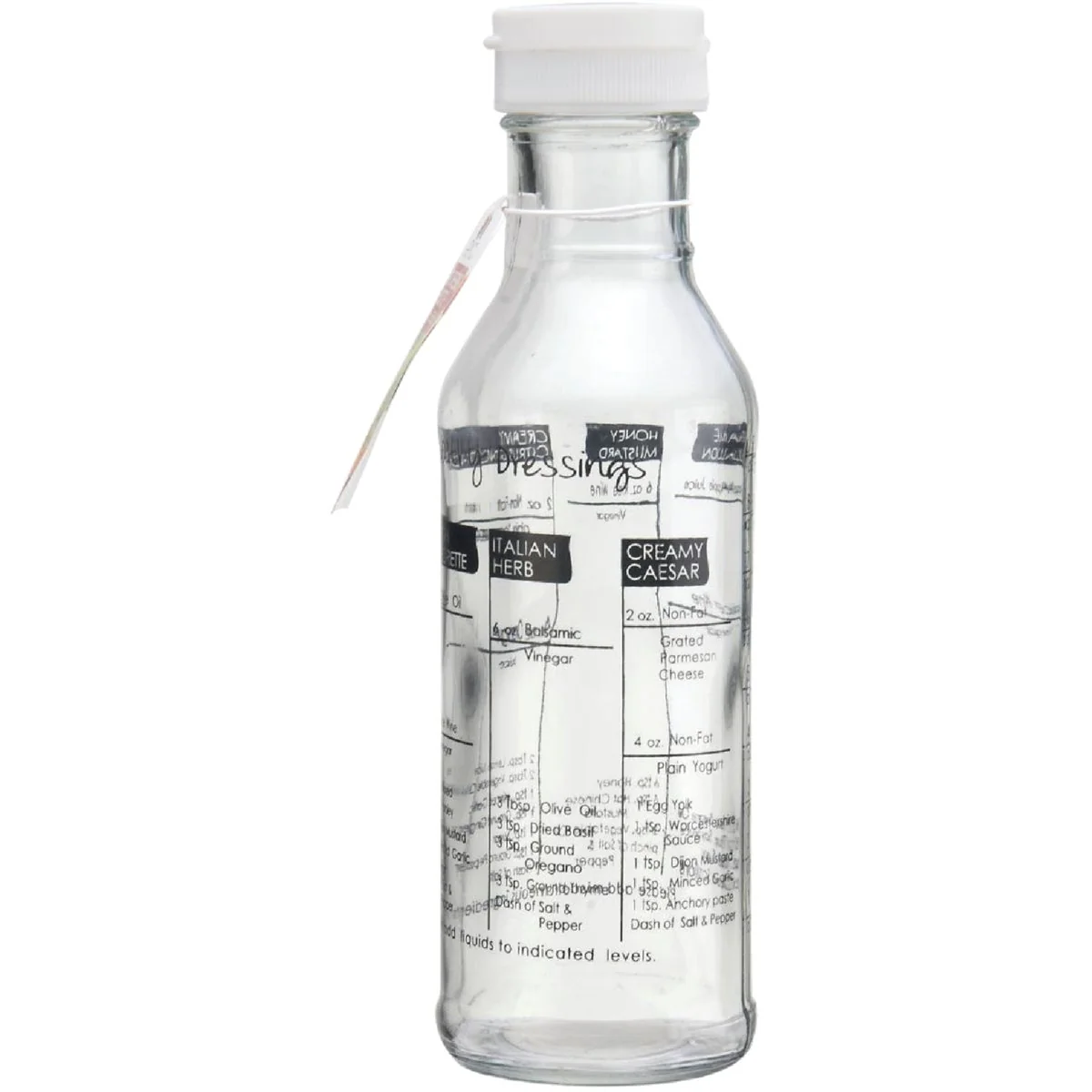 First-Class Gemco 9 Oz. Glass Salad Dressing Bottle Dependable