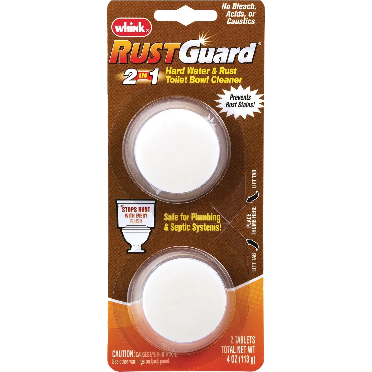 Recyclable Whink RustGuard Bowl Cleaner 2-Pack Functional