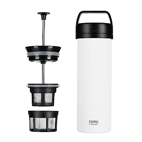 Solid Go P0 Ultralight French Press Coffee Maker for Travel Prestigious