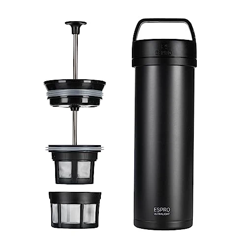 Comfortable Go P0 Ultralight French Press Coffee Maker for Travel Elite