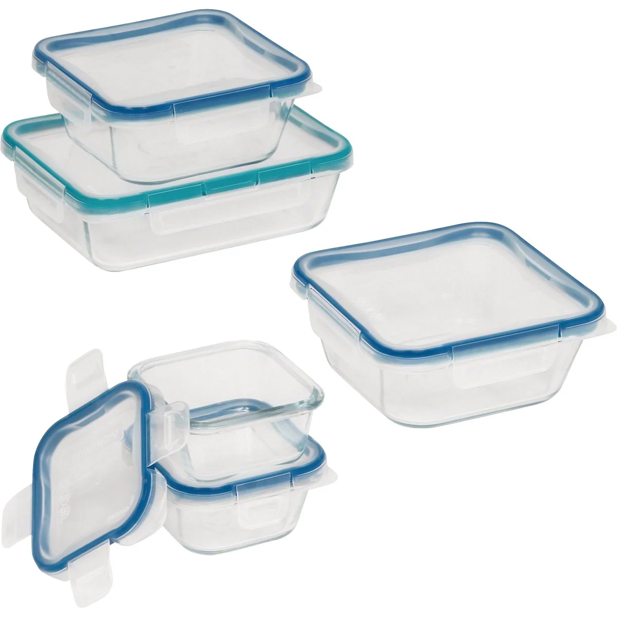 Efficient Snapware Total Solution Glass Storage Container Set 10-Piece Powerful
