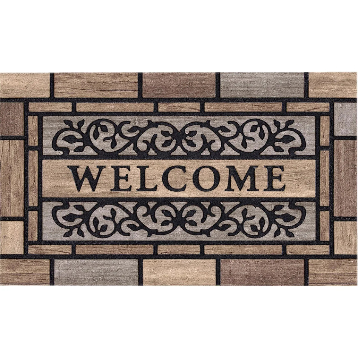 Reliable Apache Masterpiece Wood Stone Door Mat Breathable