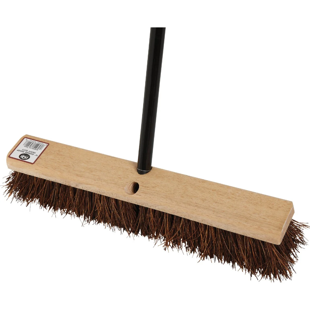 Trusted DQB 18 In. W. x 58 In. L. Metal Handle Garage Patio Push Broom Modern