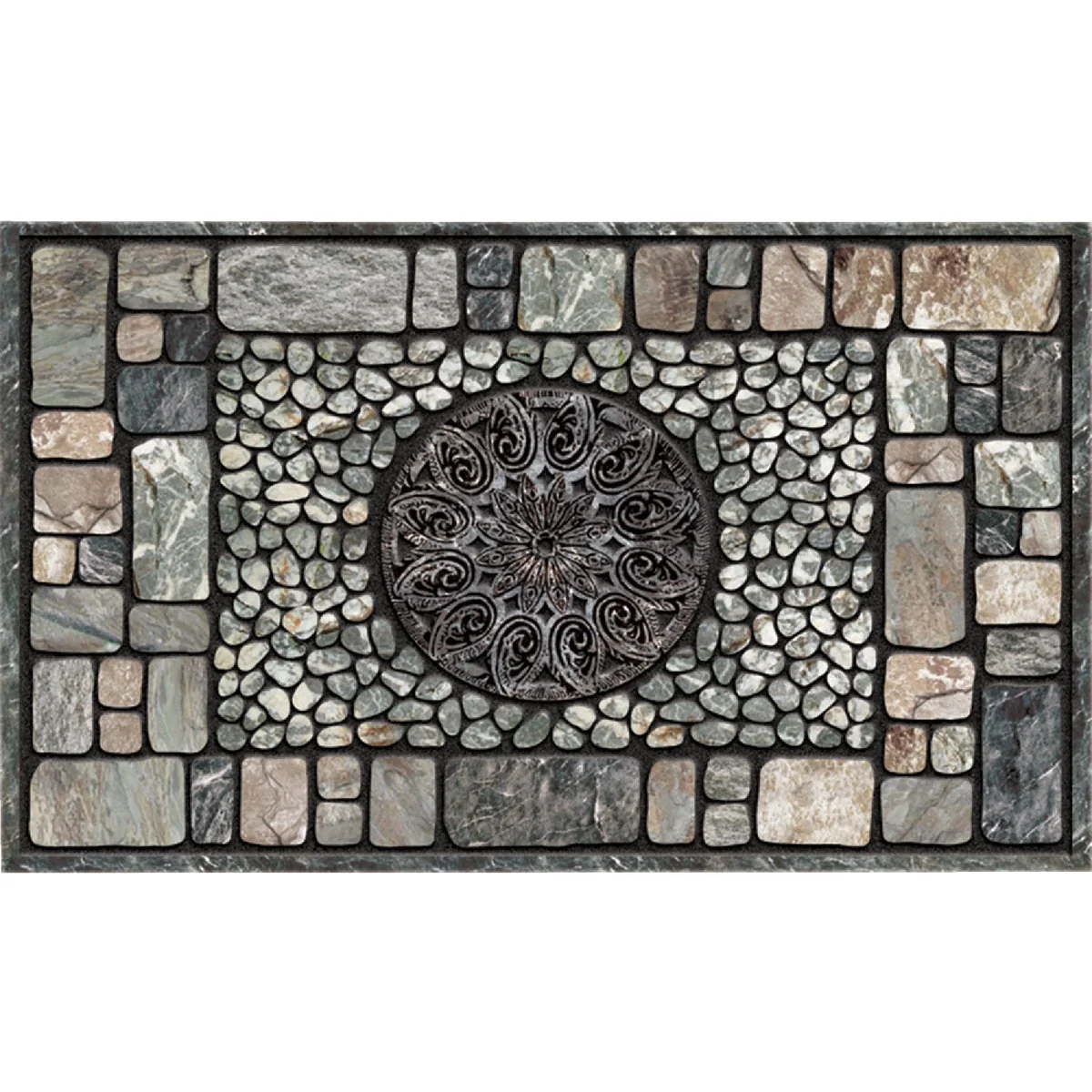 Stylish Apache Masterpiece Notre Dame Graystone Door Mat Optimized