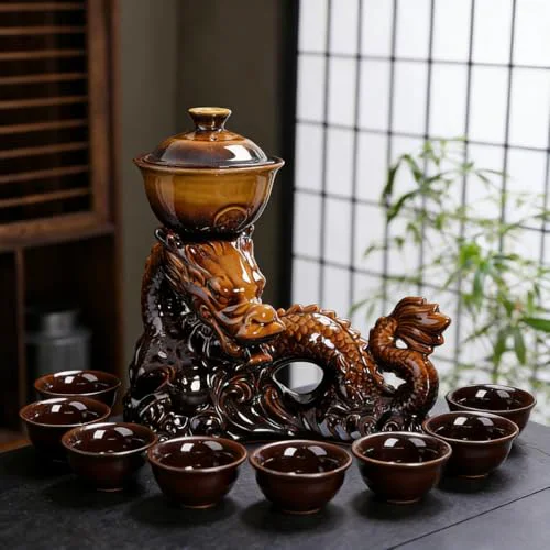 Certified Chinese Gongfu Tea Set Ceramic Teapot with Infuser Contemporary