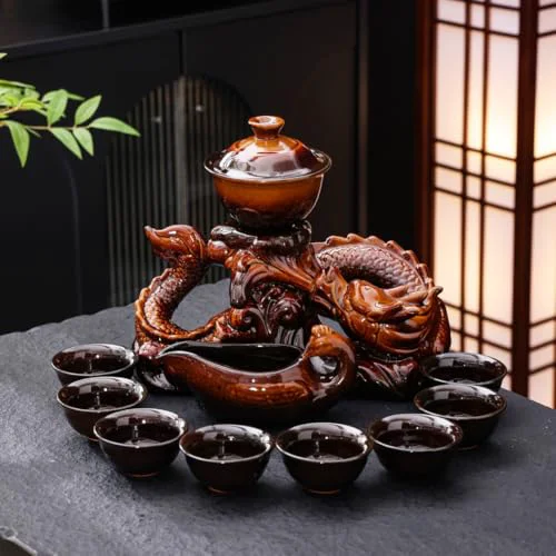 Safe Ceramic Teapot with Infuser Chinese Gongfu Tea Set Secure