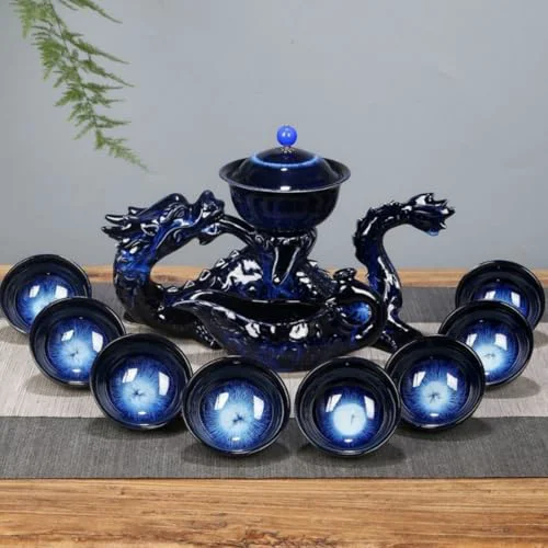 Exceptional Chinese Gongfu Tea Set Ceramic Teapot with Infuser Smart