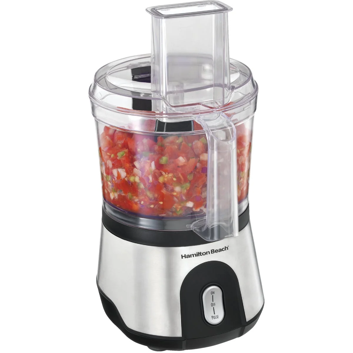 Recyclable Hamilton Beach 10-Cup Stainless Steel Food Processor Smooth