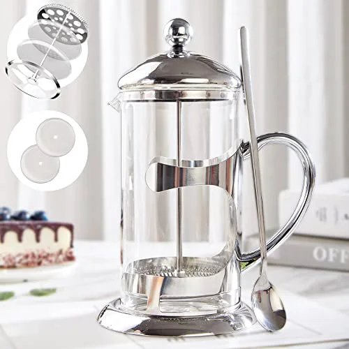 Selected Silver French Press Coffee Maker Flexible