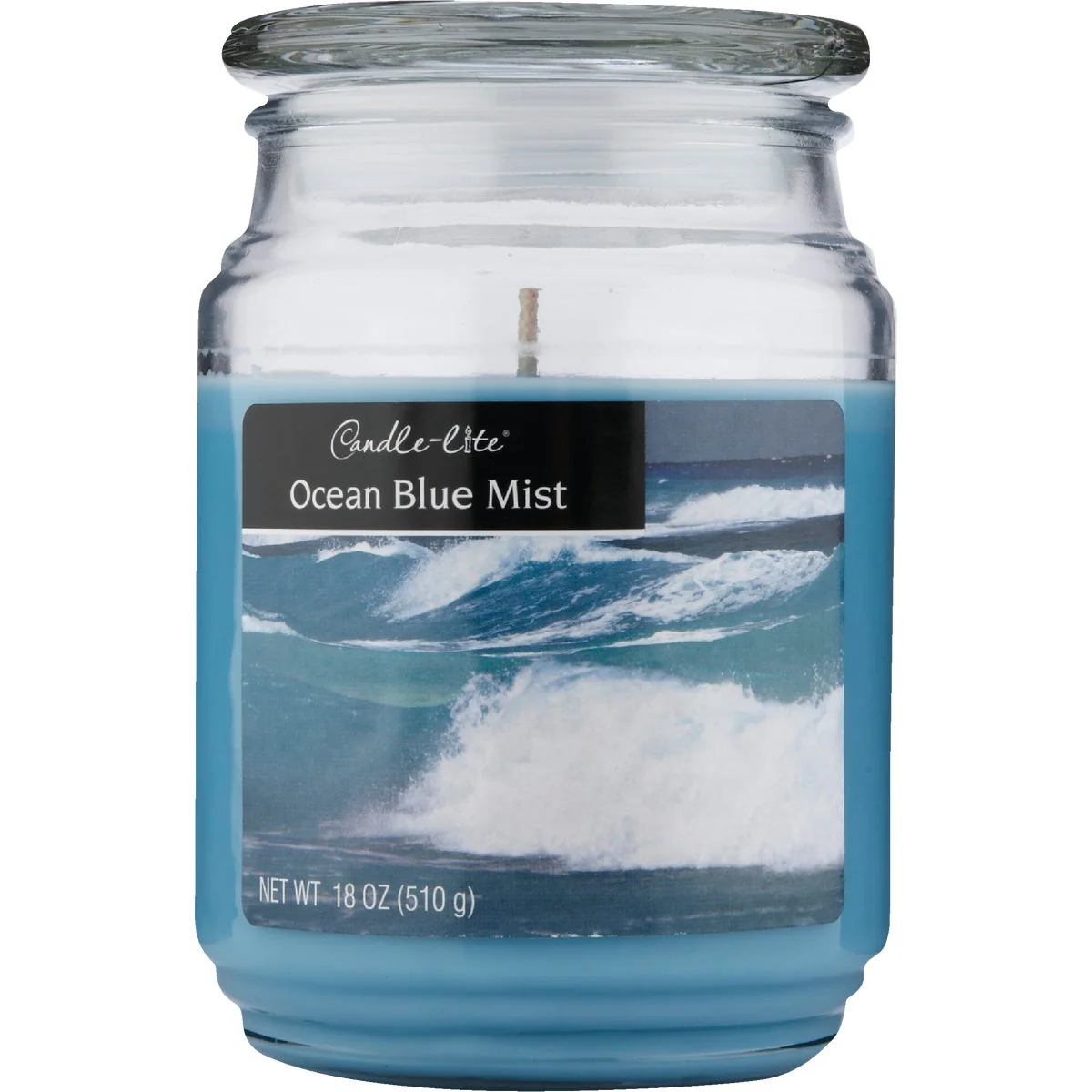 Secure Candle-Lite Everyday 18 Oz. Ocean Blue Mist Jar Candle Innovative