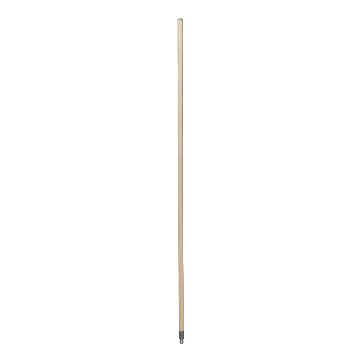Secure Waddell 60 In. Metal Threaded Wood Broom Handle Innovative