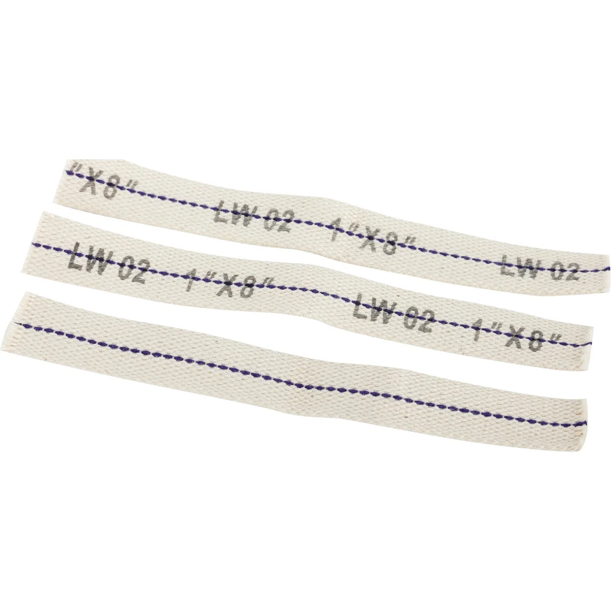 Relaxed American Wick 1 In. x 8 In. Flat Lamp Wick 3 Count Exclusive
