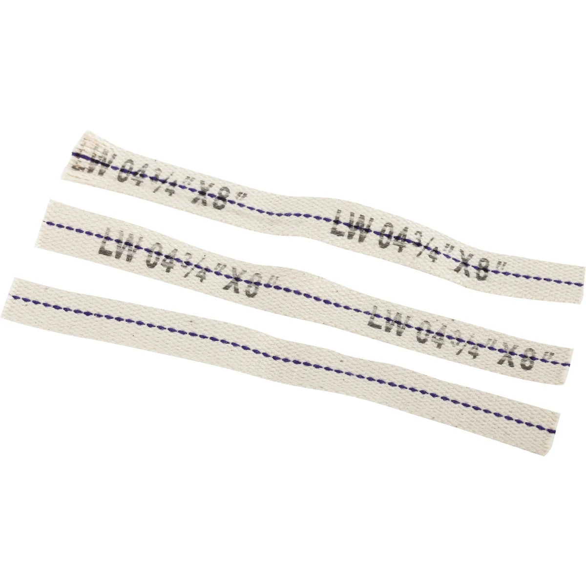 Optimized American Wick 3 4 In. x 8 In. Flat Lamp Wick 3 Count Next-Generation