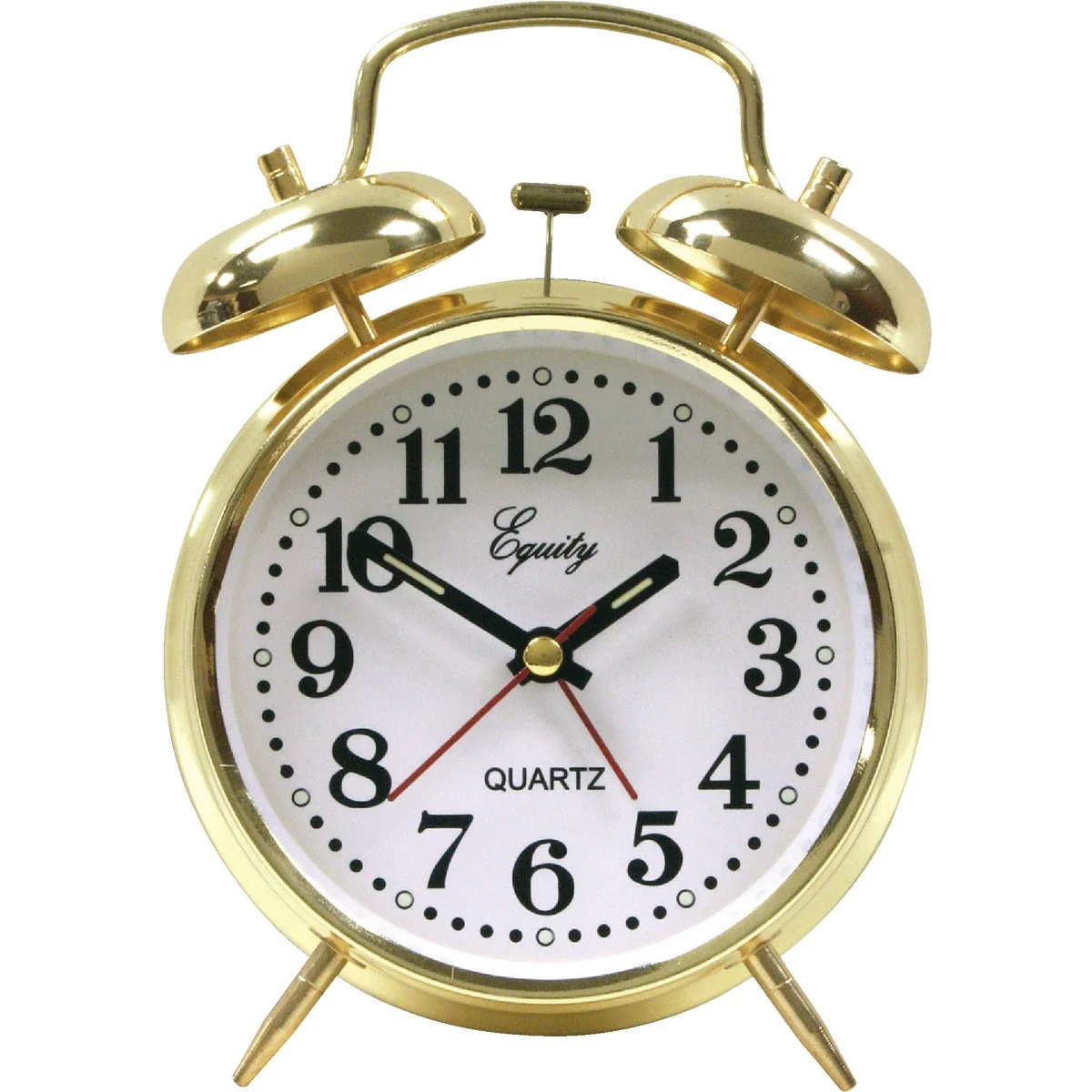 Sustainable La Crosse Technology Equity Keywound Twin Bell Alarm Clock High-Quality