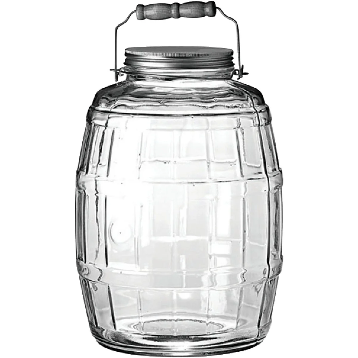 Expertly Made Anchor Hocking 2-1 2 Gal. Barrel Jar Refined