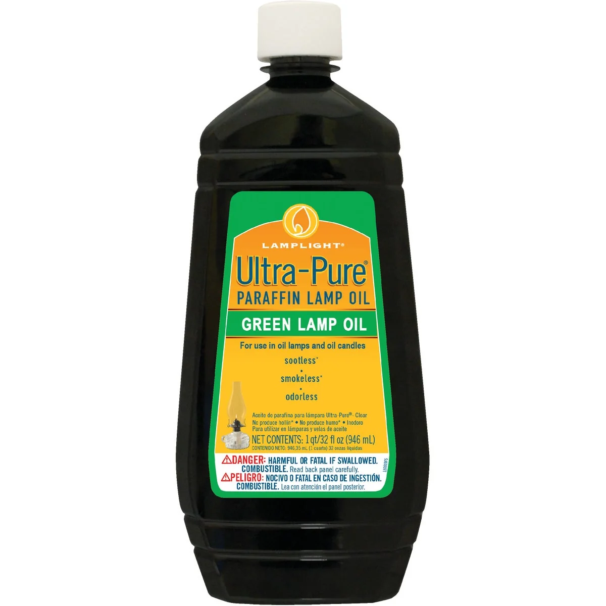 Exclusive Lamplight Farms 32 Oz. Green Ultra-Pure Lamp Oil Selected