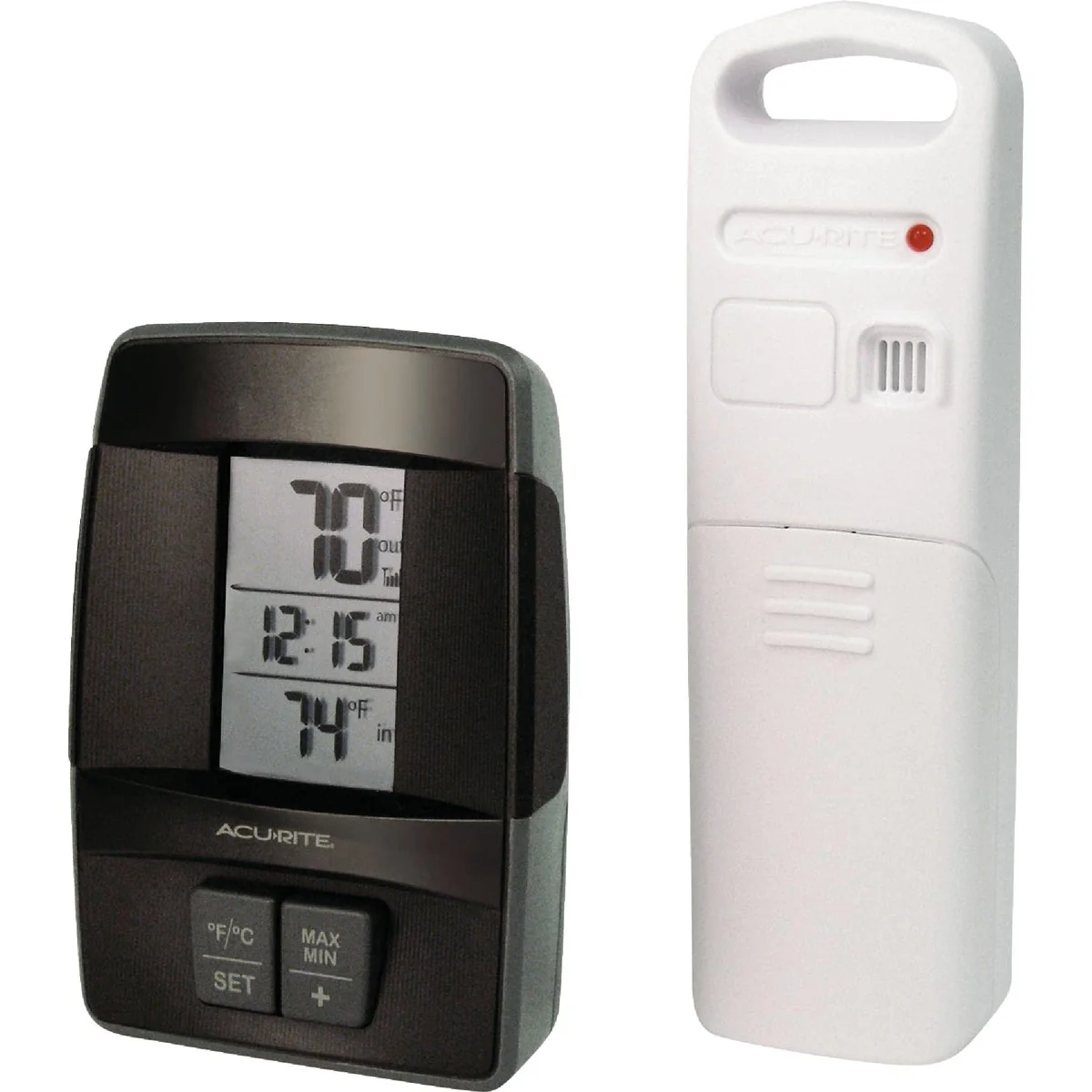 Powerful Acurite 1.6 W x 4.8 H Sensor Wireless Indoor Outdoor Thermometer High-Quality