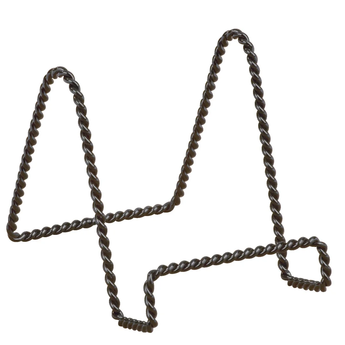 Certified Tripar 4 In. Black Twisted Wire Plate Stand Official