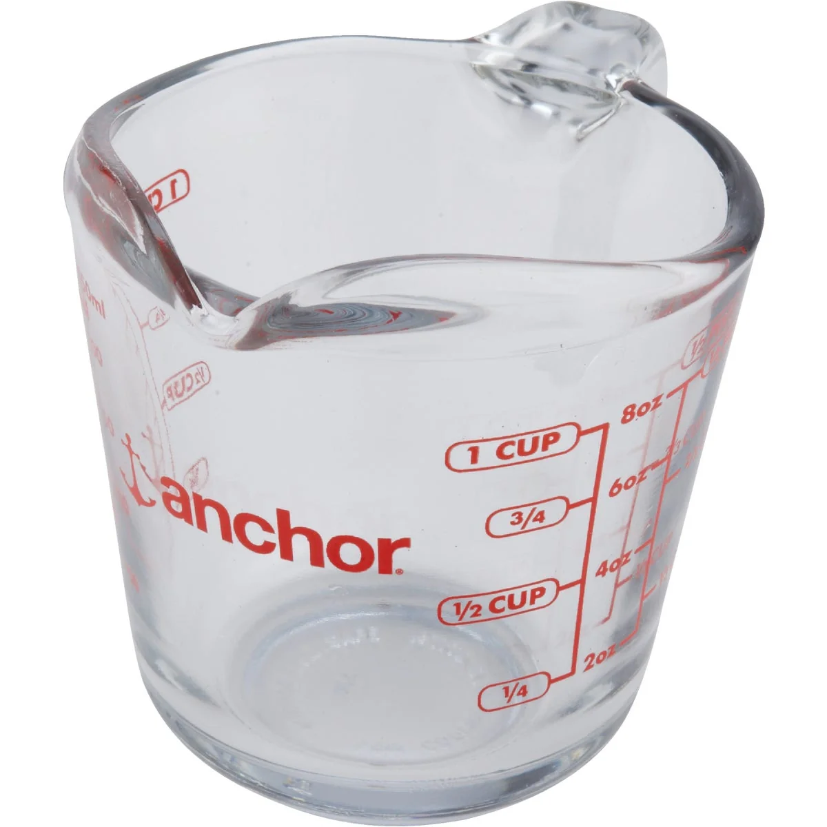 Secure Anchor Hocking 1 Cup Clear Glass Measuring Cup High-End