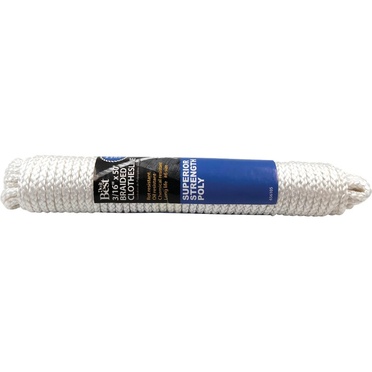 Reliable Do it 50 Ft. 6 Braided Clothesline Natural