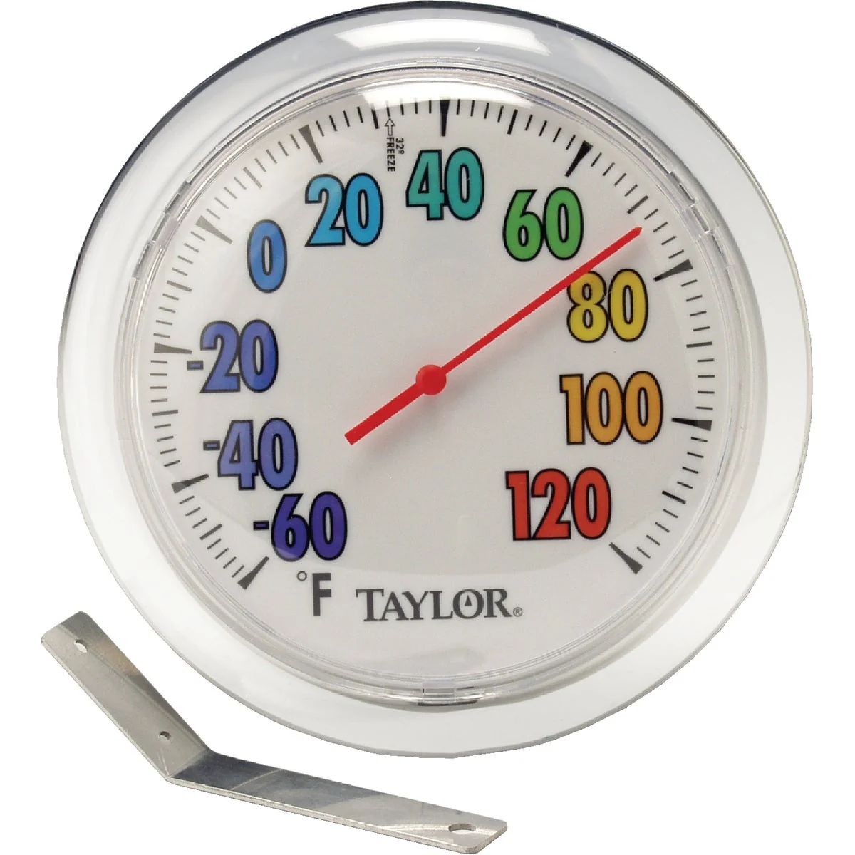 Minimalist Taylor 6 Fahrenheit -60 To 120 Outdoor Wall Thermometer with Bracket User-Friendly