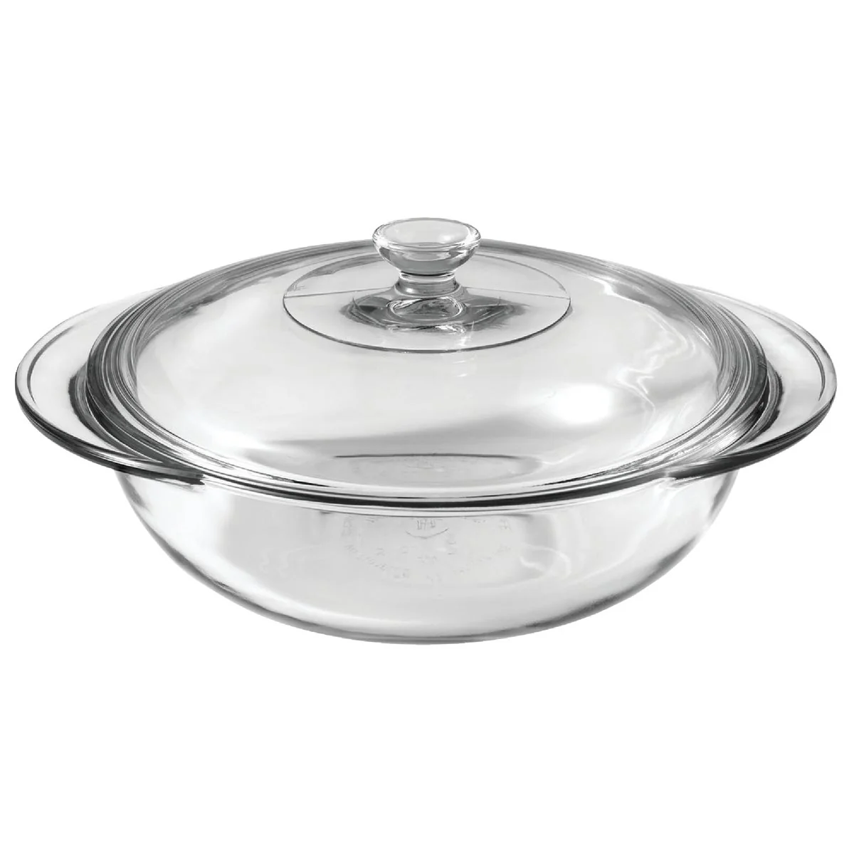 Proven Anchor Hocking Oven Basics 2 Quart Glass Covered Casserole Dish High-End