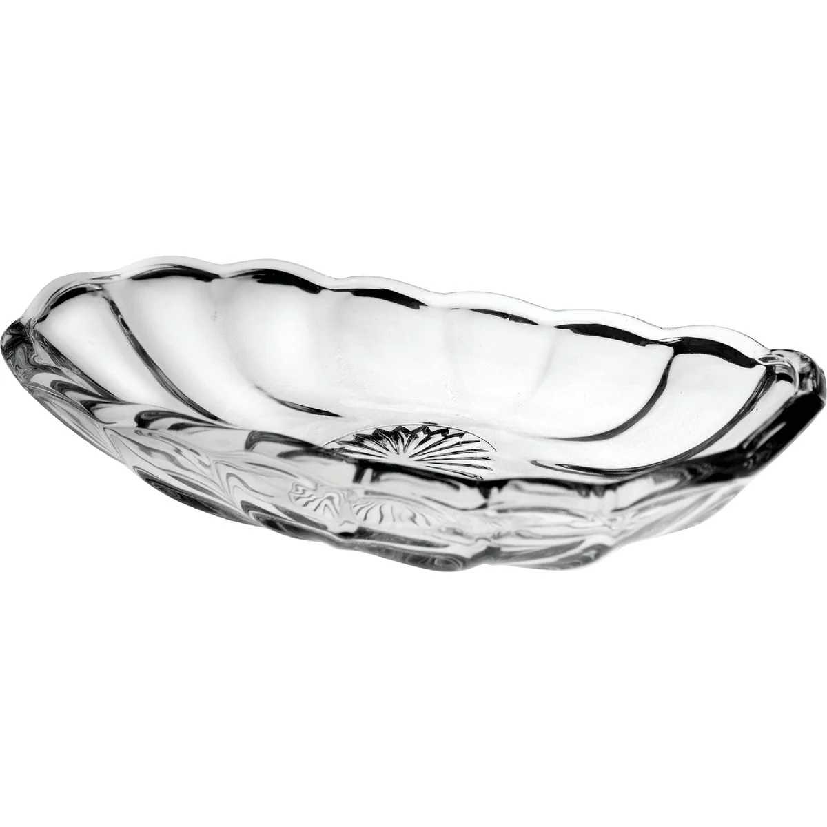 Superior Anchor Hocking Fountainware 8.25 In. Glass Banana Split Dish Refined