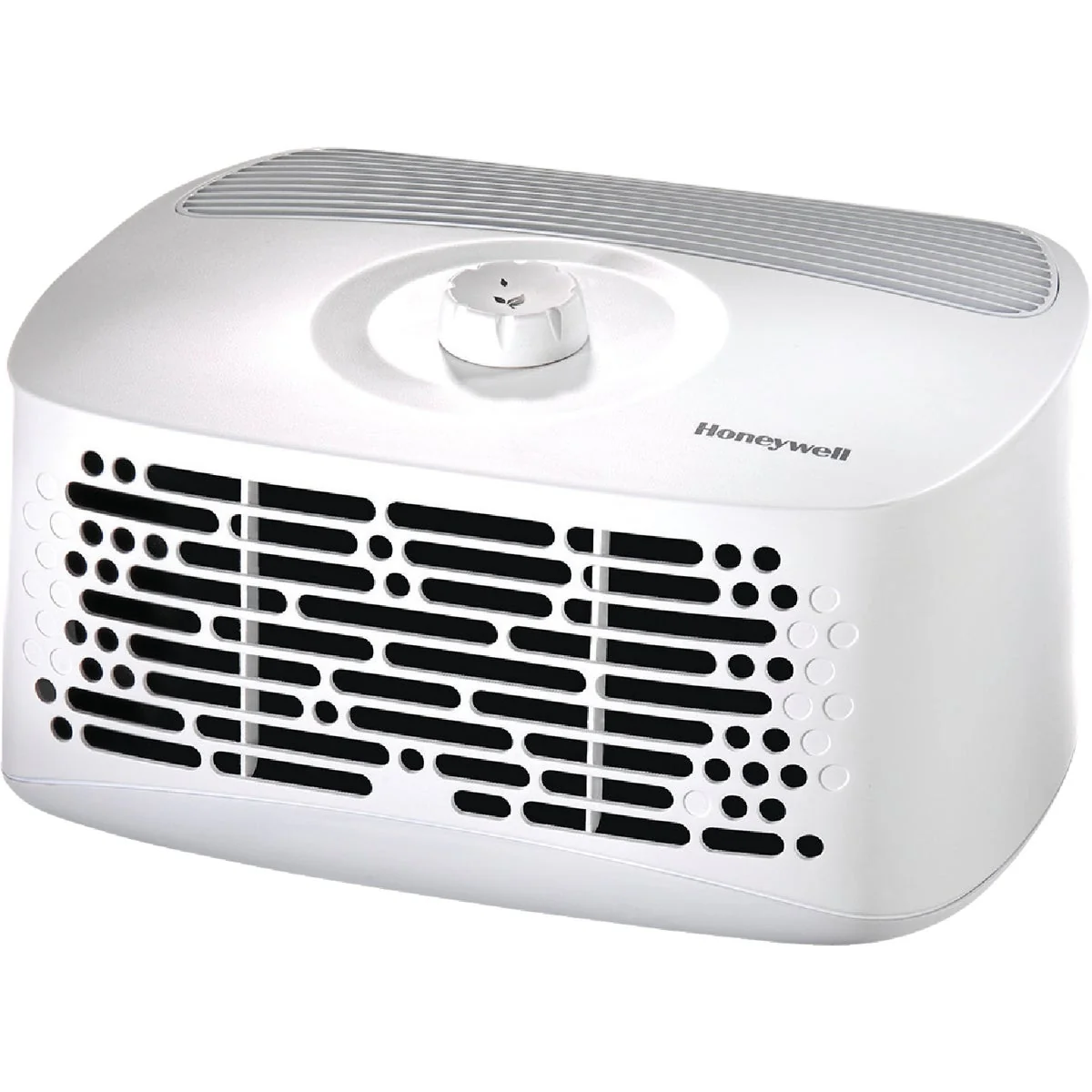 High-End Honeywell HEPAClean 110 Sq. Ft. White Tabletop Air Purifier Minimalist