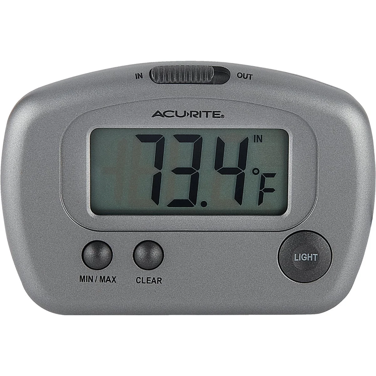 Outstanding Acurite 2-3 4 W x 3-1 8 H Plastic Digital Indoor Outdoor Thermometer Effective