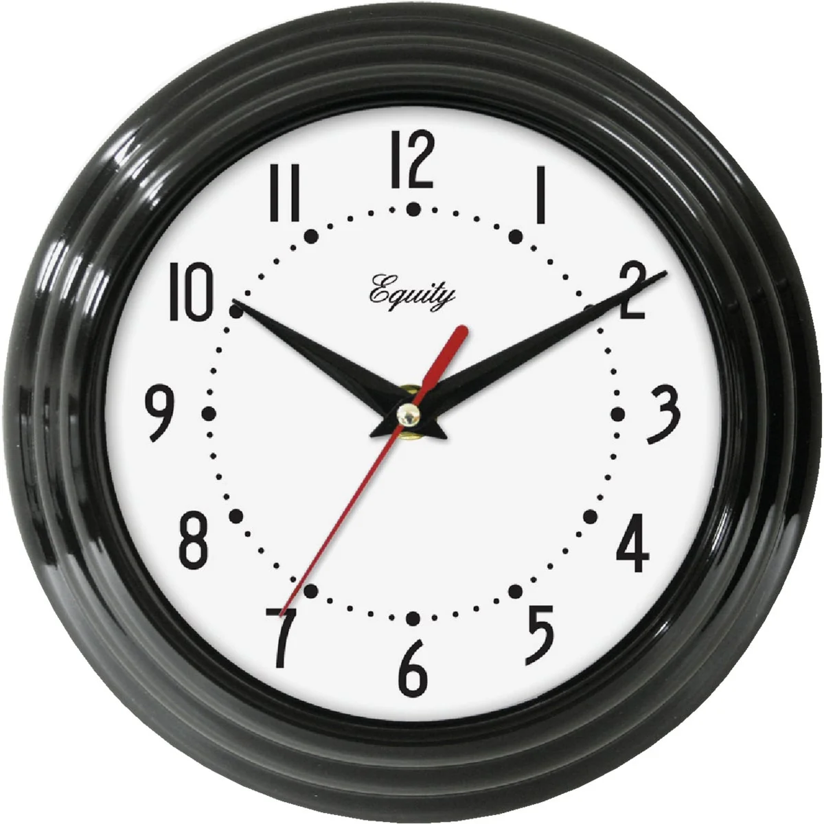 Carefully Designed La Crosse Technology Equity Black Traditional Wall Clock Original Design