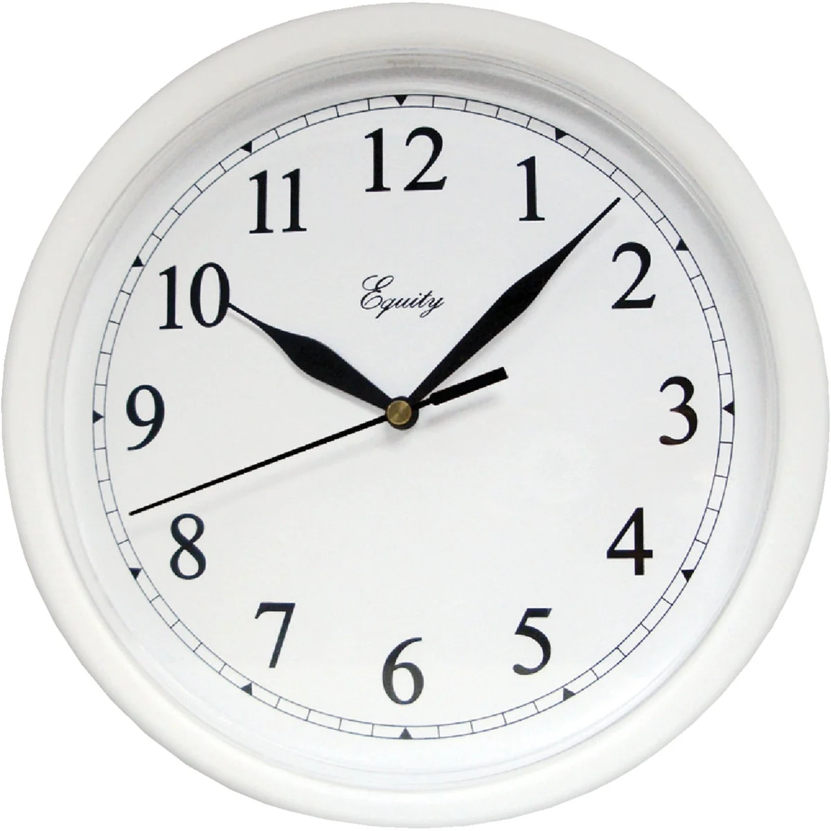 First-Class La Crosse Technology Equity White Quartz Wall Clock Elegant