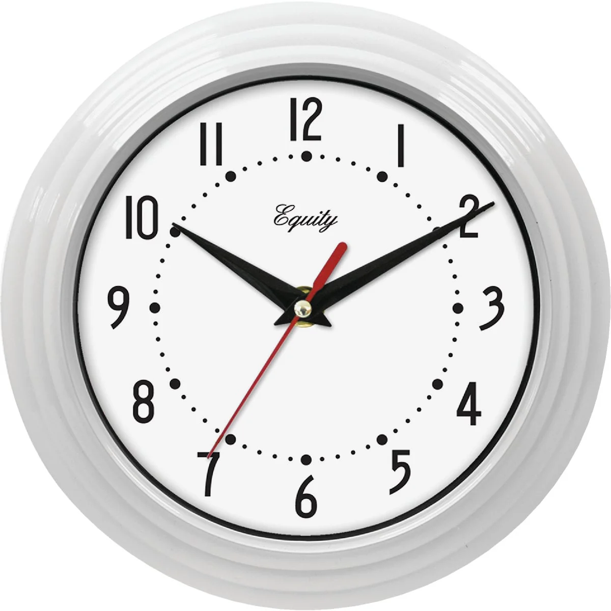 Fast La Crosse Technology Equity White Traditional Wall Clock Original