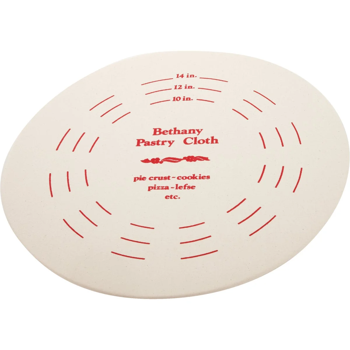 Verified Bethany 9 In. Dia. Pastry Board Cotton Cloth Breathable