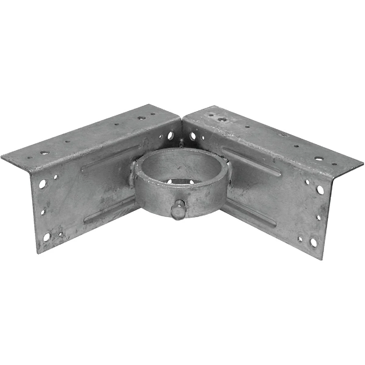 Smooth Midwest Air Tech Corner 2-3 8 in. Steel Fence Post Adapter Clamp Exceptional